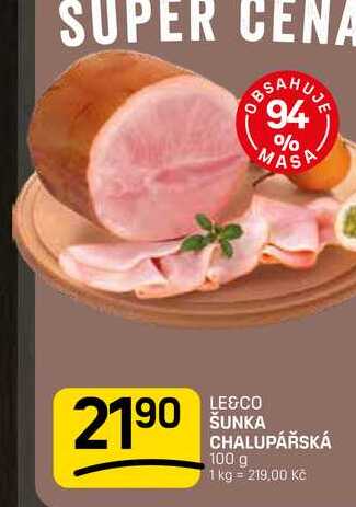 ŠUNKA CHALUPÁŘSKÁ 100 g