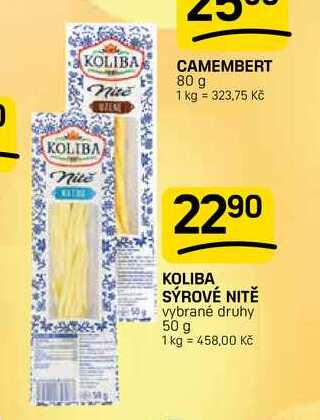KOLIBA SÝROVÉ NITĚ vybrané druhy 50 g