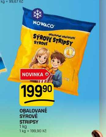 OBALOVANÉ SÝROVÉ STRIPSY 1 kg 
