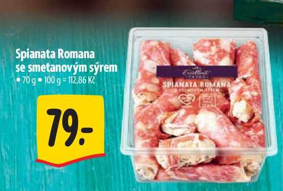 Spianata Romana se smetanovým sýrem 70 g