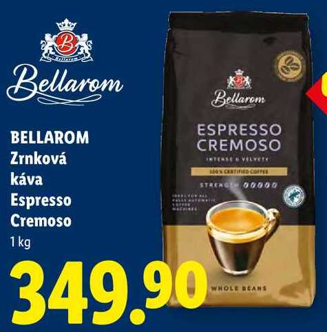 BELLAROM Zrnková káva Espresso Cremoso, 1 kg