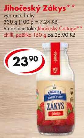 Jihočeský Zákys**,vybrané druhy 330 g