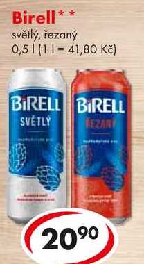 Birell**, světlý, řezaný 0,51