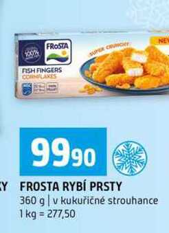 FROSTA RYBÍ PRSTY 360 g v kukuřičné strouhance