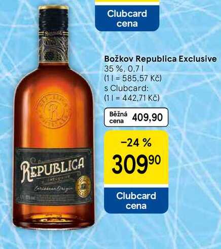 Božkov Republica Exclusive 35 %, 0,7 l