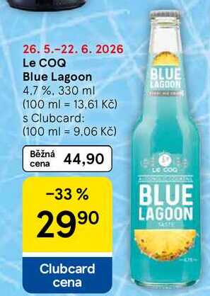 Le COQ Blue Lagoon 4.7%, 330 ml