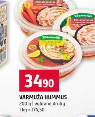 VARMUŽA HUMMUS 200 g vybrané druhy