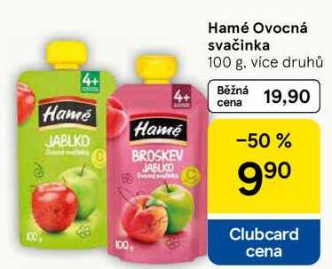 Hamé Ovocná svačinka, 100 g