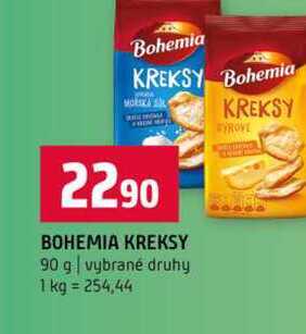 BOHEMIA KREKSY 90 g vybrané druhy