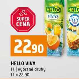 HELLO VIVA 1l vybrané druhy