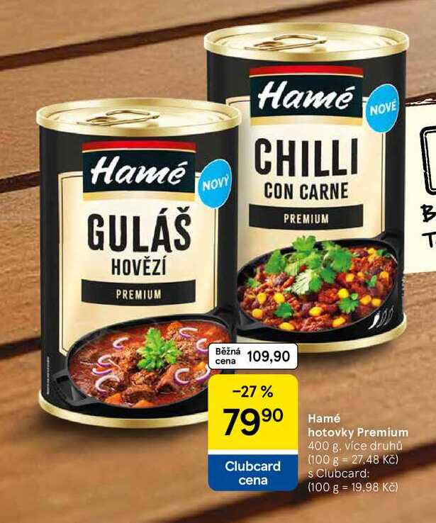 Hamé hotovky Premium, 400 g, více druhů 