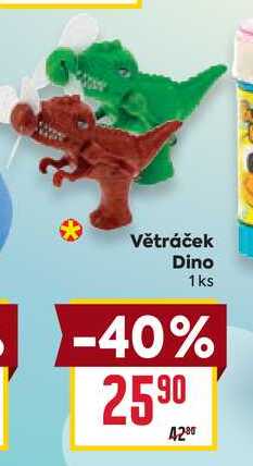 Větráček Dino 1ks