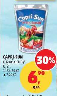 CAPRI-SUN různé druhy, 0,2 l