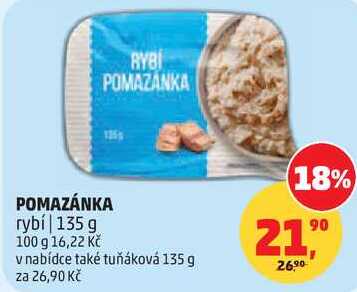 POMAZÁNKA rybí, 135 g
