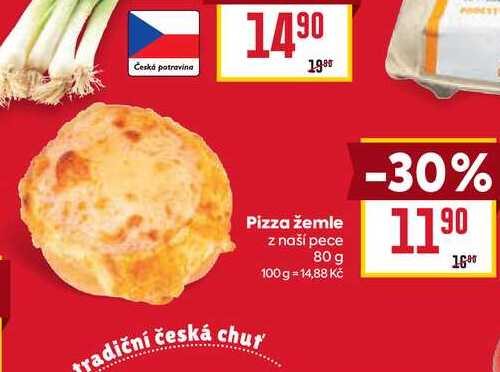 Pizza žemle z naší pece 80 g 