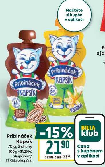 Pribináček Kapsík 70 g