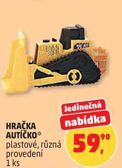HRAČKA AUTÍČKO plastové, různá provedení, 1 ks