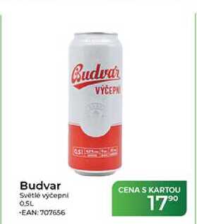 Budvar Světlé výčepní 0.5L  