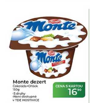 Monte dezert Čokoláda Oříšek 150g