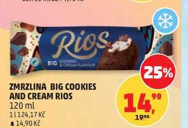 ZMRZLINA BIG COOKIES AND CREAM RIOS, 120 ml 