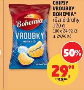 Bohemia různé druhy, 120 g 