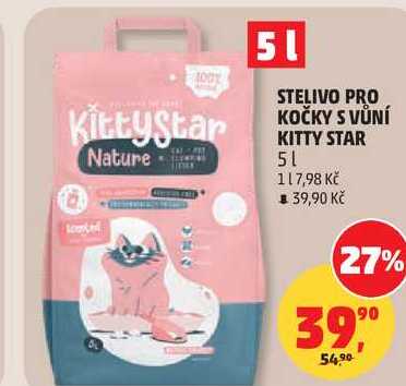 STELIVO PRO KOČKY S VŮNÍ KITTY STAR, 5 l 