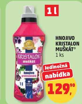 HNOJIVO KRISTALON MUŠKÁT, 1 ks 