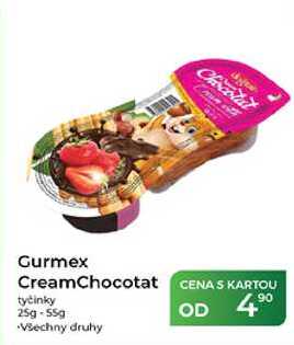 Gurmex CreamChocotat tyčinky 25g-55g