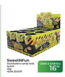 SweetNFun SourBusters candy tank kyselé 30g