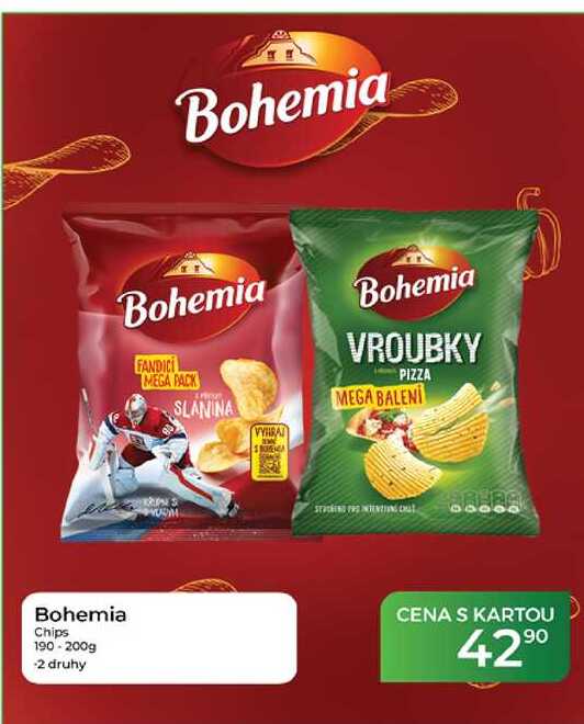 Bohemia Chips 190-200g