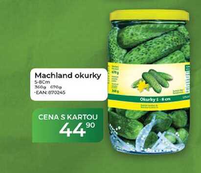 Machland okurky 5-8cm 360 g 670 g