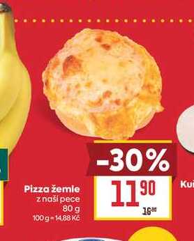 Pizza žemie z naší pece 80 g 