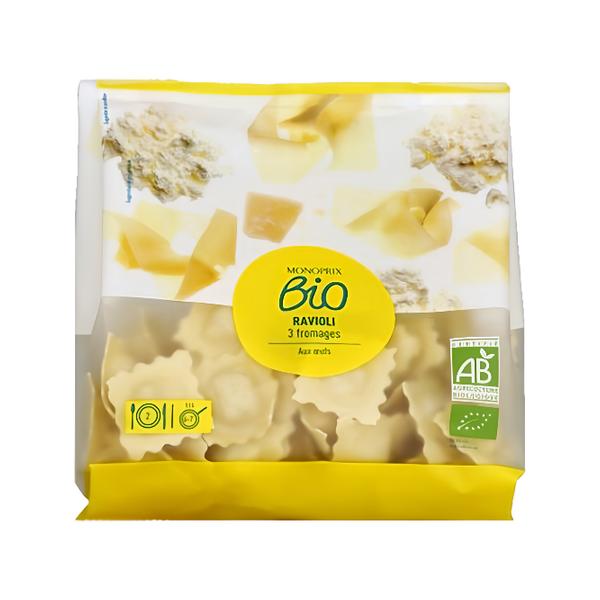 Monoprix BIO Ravioli se 3 druhy sýrů