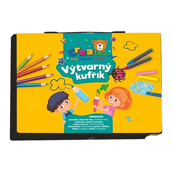 Created Kreativní sada na malování v plastovém kufříku