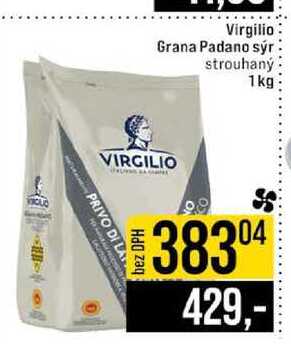 Virgilio Grana Padano sýr strouhaný 1kg