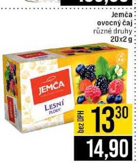 Jemča ovocný čaj různé druhy 20x2g