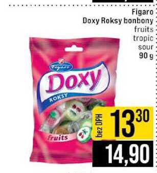 Figaro Doxy Roksy bonbony fruits fruits tropic sour 90 g 