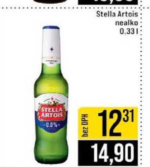 Stella Artois nealko 0,33l