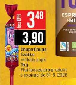 Chupa Chups lízátko melody pops 15 g