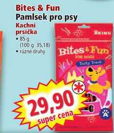 Bites & Fun Pamlsek pro psy, 85 g