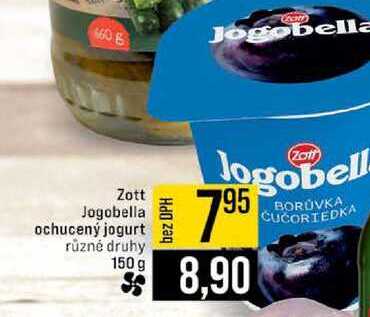 Zott Jogobella ochucený jogurt různé druhy 150 g