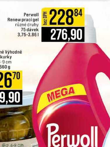 Perwoll Renew prací gel různé druhy 75 dávek 3,75-3,86l