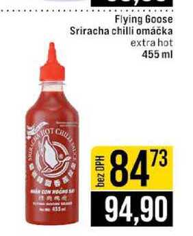 Flying Goose Sriracha chilli omáčka extra hot 455 ml 