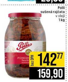 Polli sušená rajčata v oleji 1 kg