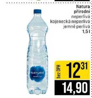 Natura přírodní neperlivá kojenecká neperlivá jemně perlivá 1,5l