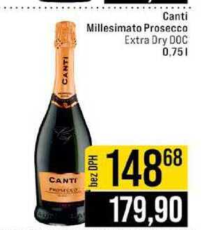 Canti Millesimato Prosecco Extra Dry DOC 0,75l