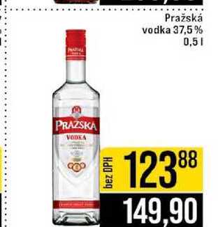 Pražská vodka 37,5% 0,5l