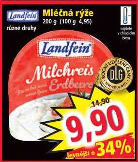 Landfein Mléčná rýže, 200 g