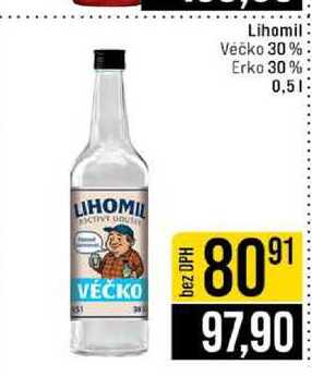 Lihomil Véčko 30% Erko 30% 0,5l