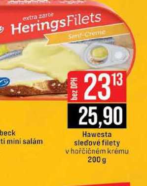 Hawesta sledové filety v hořčičném krému 200 g